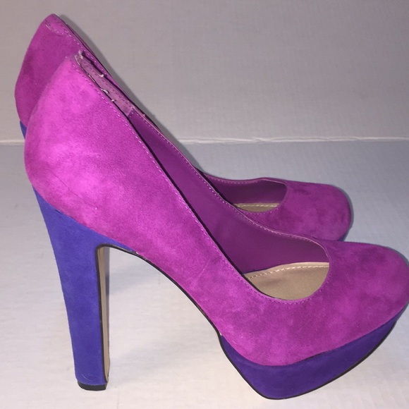 Steve Madden BEASST color block platform heels - Picture 6 of 8